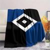1PC Hamburger SV Patterned Flannel Blanket Suitable For All Seasons for Home Decor Warmth and Comfort Gifts Holiday Present