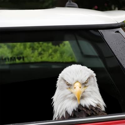 Bald Eagle Vinyl Stickers Perfect for Car Window Scratch-resistant Car Stickers for Drawers Window Cups Laptops Walls