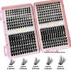 New Large Capacity DIY Segmented Hot Melt Cluster Eyelash Set