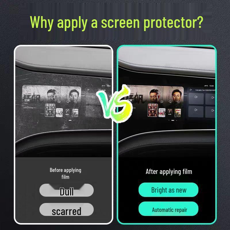 Feifan R7 2022-2024 Interior Protection Set: Dashboard, Navigation Screen & Center Console Films
