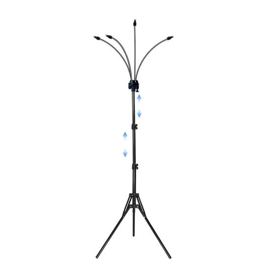 

Standing Mister for Outside Patio Adjustable Height Outdoor Misting System 360° Flexible Sprayer Ultra-Fine Mist Cooler for Patio Backyard Porch