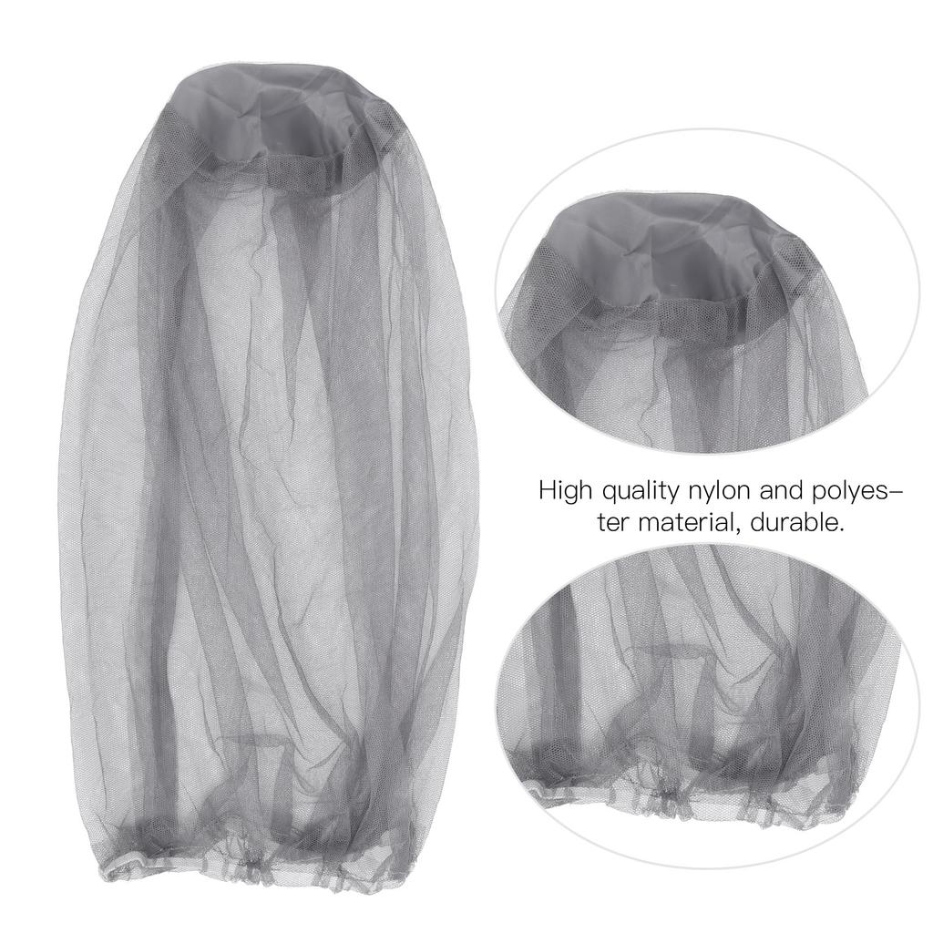 Nylon InsectProof Mosquito Night Fishing Net Sunscreen Breathable Mesh Sheild  (Black )