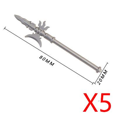 Medieval Solider Figures Castle Knights Weapons Sword Shields Accessories Trident Axes Bows Pickaxes Building Block Toys Gifts