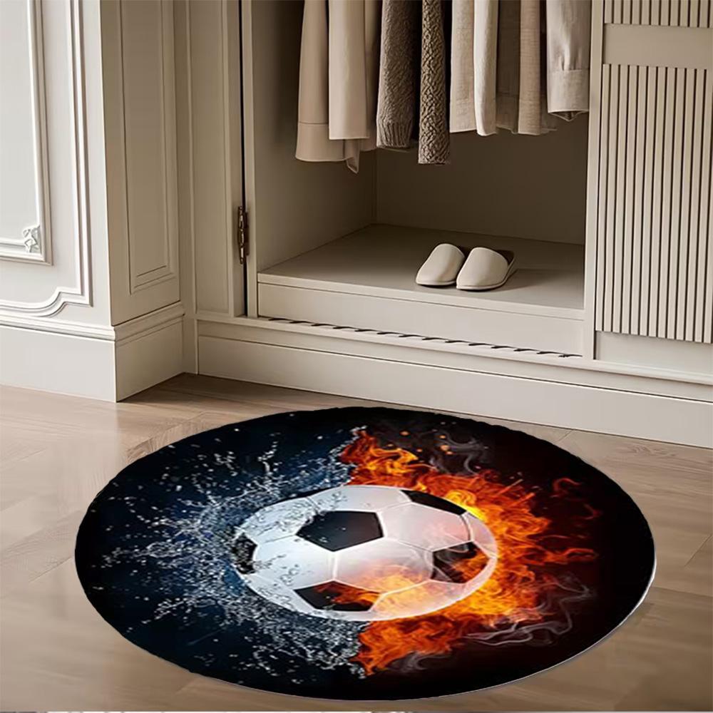 1 stuks Voetbal vloerkleed huis tapijt antislip ontwerp voor kantoor decoratie cadeau woonkamer slaapkamer