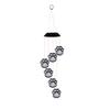 Solar Cat Paw Color Changing Wind Chime Light With Led For Garden Outdoor Decor