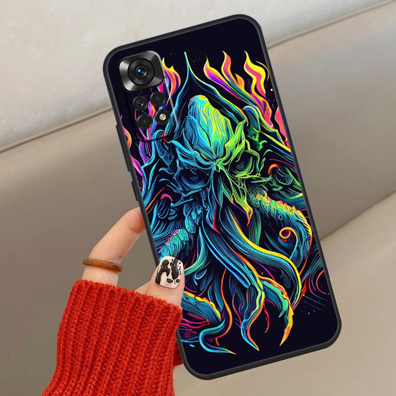 Cthulhu Mythos Case For Xiaomi Redmi Note 13 12 11 10 14 15 Pro Plus Cover For Redmi 15C 14C 10C 12C 13C 15