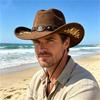 European and American Dayan Sunscreen Hat Western Cowboy Hat Summer Outdoor Travel Fashion Sun Hat Women's Knight Hat Men's