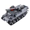 WW2 Military Tank Series Building Blocks German Soviet Union Army Soldier Figures Armored Vehicle Car Cannon Weapon Bricks Toys