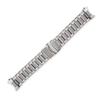 Applicable to Huaweiwatch 2proWatch Band New Stainless Steel Three-Bead Strap Straight Arc End Solid Steel Belt22mm