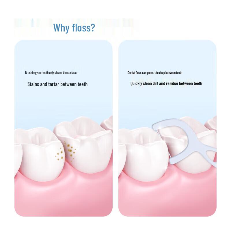 Xiaolumama Guihu 3 High-Fine Disposable Dental Floss Picks