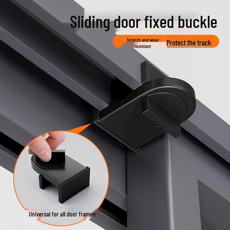 Screen and Sliding Door Restrictor Lock: No-Punch Window and Door Stopper