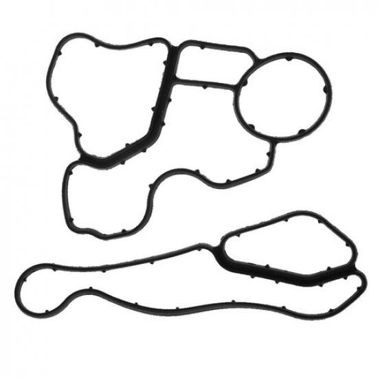 For BMW Oil Filter Housing Gasket & Cooler Seal Set 11428637820 / 11428637821