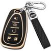 Für Chevy Autoschlüsselhülle mit Schlüsselanhänger, Weiche TPU-Schlüsselhülle Schale Vollschutz für 2016-2021 Chevy Equinox Malibu Camaro Cruze Blazer Traverse Trax
