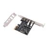 PCIe USB 3.2 Gen 1 Card 5Gbps Bandwidth 2 Type C and 2 Type A Ports PCI Express To USB Expansion Card for Desktop PC