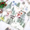 Winter Schnee DIY Collage Aufkleber - Weihnachten Journal Pack