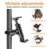 Multipurpose Phone & Tablet Holder for Treadmills, Bikes, Strollers, Golf Carts, and Music Stands