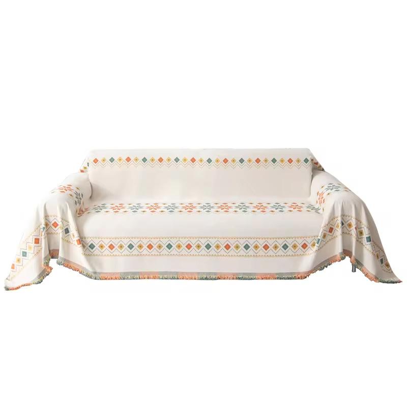 Durable Sofa Towel Universal Chair Seat Cover Anti-scratch Cushion Couch Cover for 3 Seater Sofa Blanket Slipcover Boho Decor