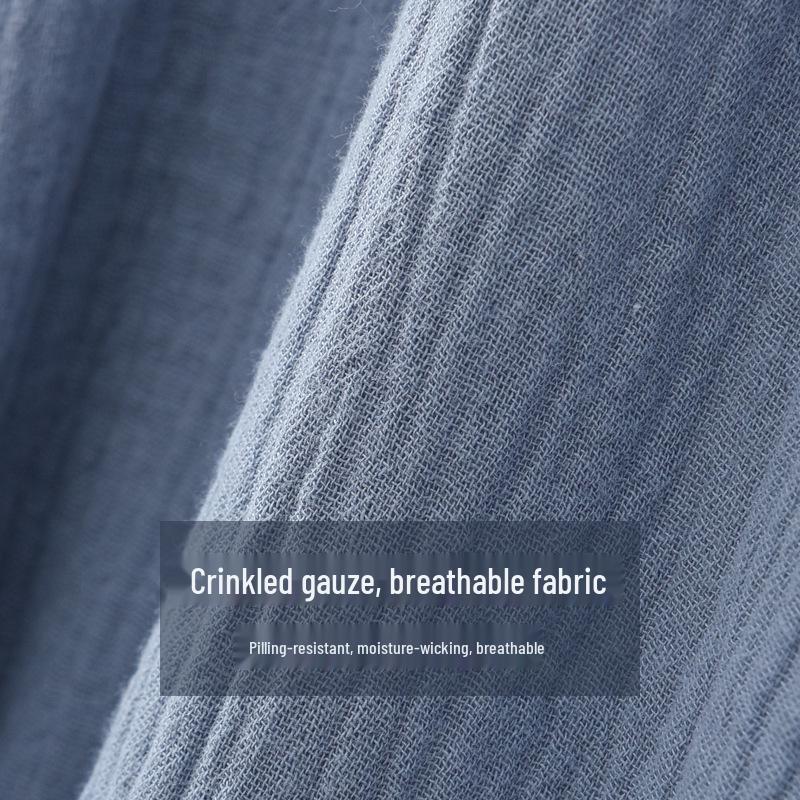 Cotton Crepe Yukata Bathrobe: 26 Styles Spring/Summer, Unisex, Lightweight Pajamas & Home Robe for Couples.