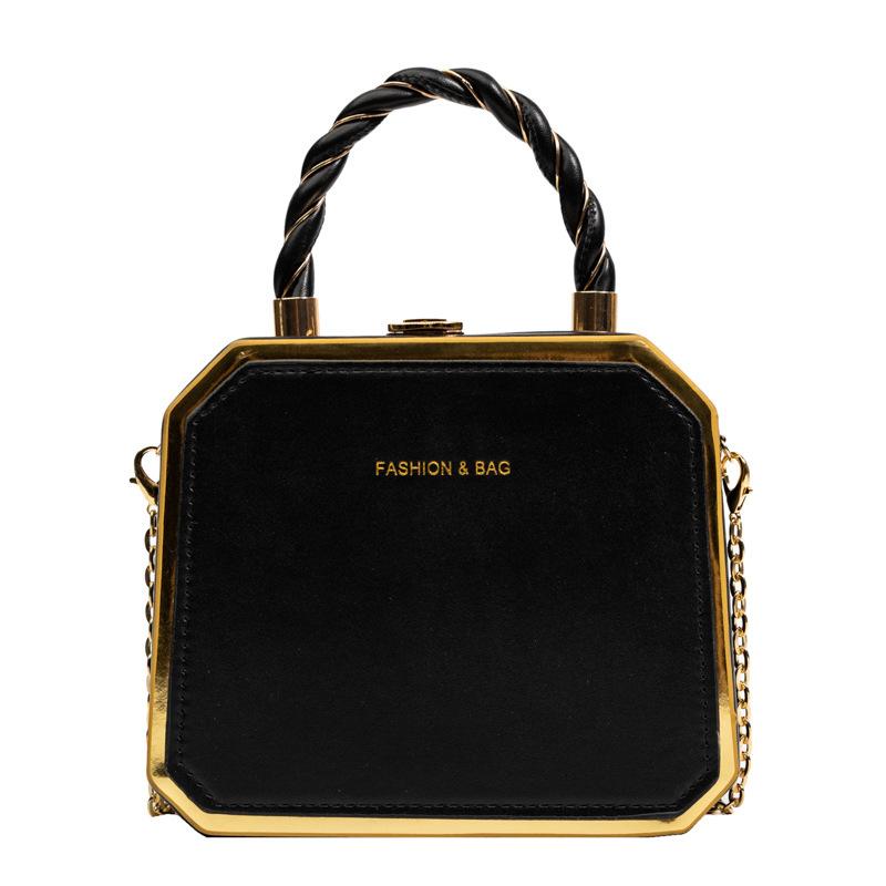 Small bag women's bag 2025 new fashion chain bag hard shell handbag shoulder messenger box bag bags
