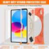 360 Rotating Stand Case Universal for IPad 2025 A16 11th 10.9 2022 10th Gen. A3354 A3355 A3356 A2757 A2777 A2696 Hybrid Cover