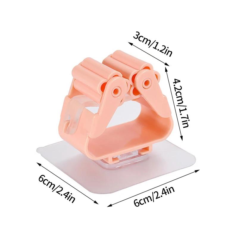 Home Wall Storage Hook Bathroom Suction Hanging Pipe Traceless Hooks Wall Mounted Mop Organizer Waterproof Broom Holder