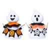 Halloween Plush Ghost Figurine Cute Small Ghost Statue Handmade Ghost Doll Table Ornaments for Halloween Home Decor