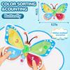 Color Sorting Toys Sensory Toys For Toddlers Fine Motor Skill Games Learning Fidget Toys Color Matching Montessori Butterfly Toy