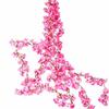 Silk Material Sakura Blossom Garland 1.8m Artificial Flower Garland  Wedding Decoration