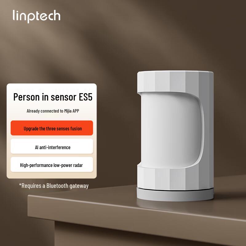 Lingpu ES5 Smart Human Presence Sensor (Radar, IR, Light) - Mijia