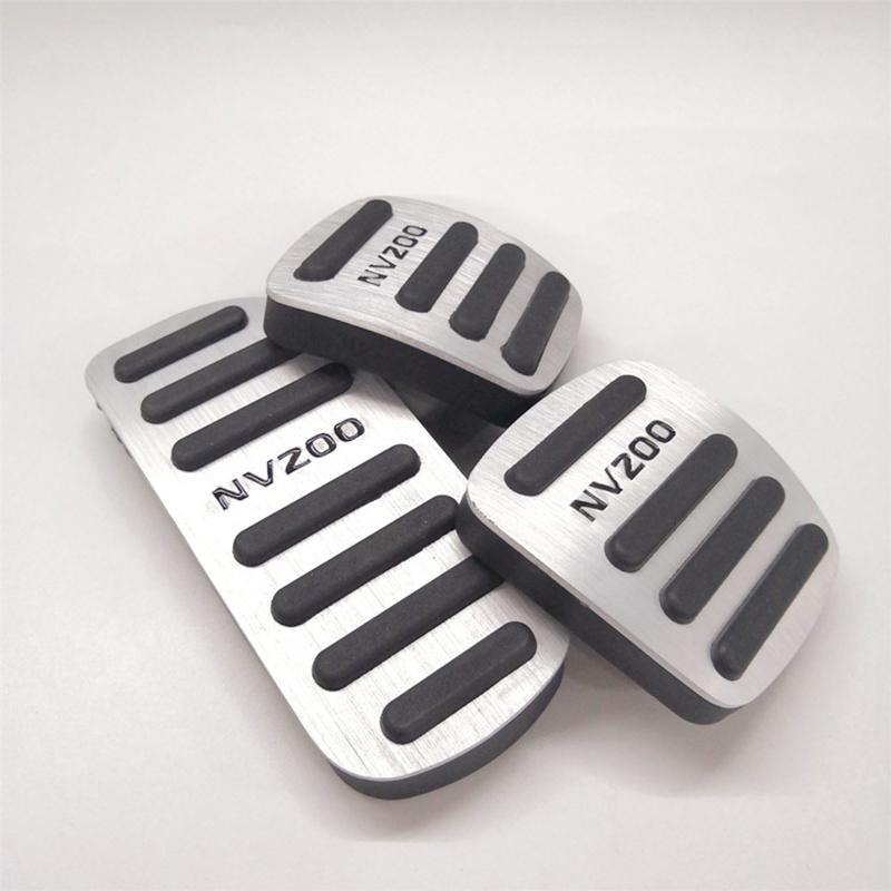 Car Accelerator Gas Brake Clutch Pedal Footrest Pedals Plate Cover AT/MT For Nissan NV200 2010-2015 2016 2017 2018 Accessories