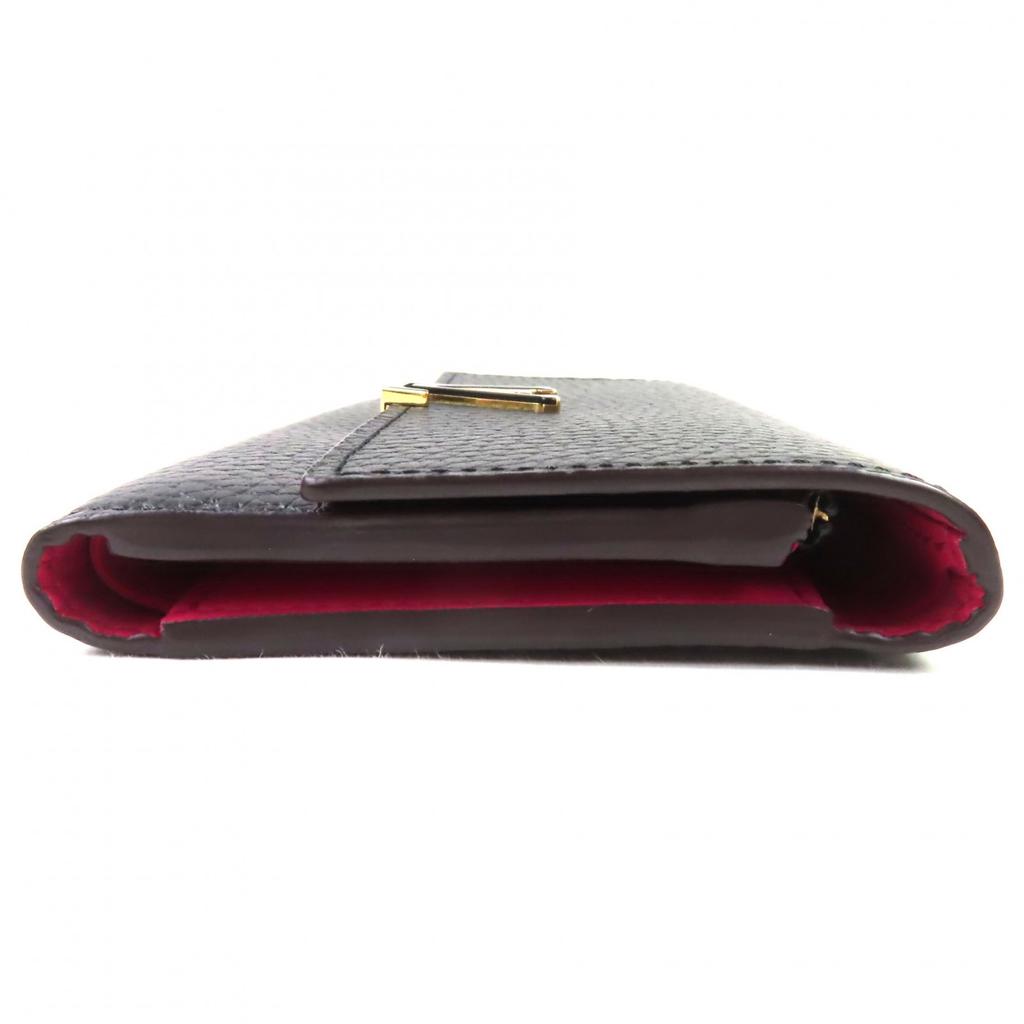 Doskonały portfel bifold LOUIS VUITTON Portefeuille Compact Taurillon Clemence Używany