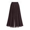 New 6 Colors Summer Plus Size Women Loose Chiffon Wide Leg Pants Size M-6XL