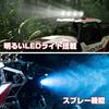 DEERC Scale 4WD Remote Control Operation LED Spray Function 40m Operating Birthday Domestically DE125 1/16 Car, 60-Minute Time, Lights, (2 units),
