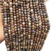 Handgefertigte facettierte Pietersit-Perlen für DIY-Schmuck