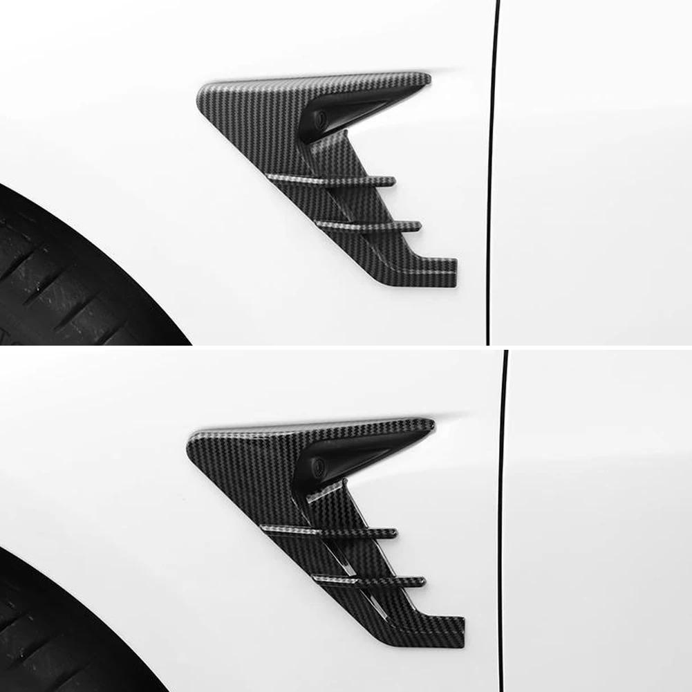 2Pcs Car Side Camera Protection Covers Kit Decoration Sticker Car Accessorie For Tesla Model 3 Highland Moel Y Juniper 2024-2025