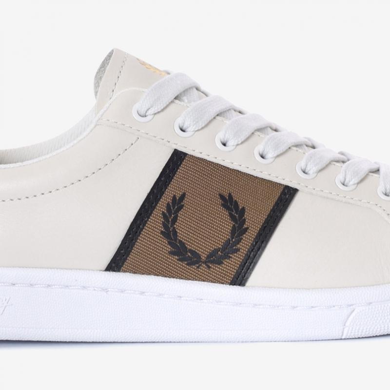 Fred Perry Unisex Leather Sneakers B721 Leather Webbing