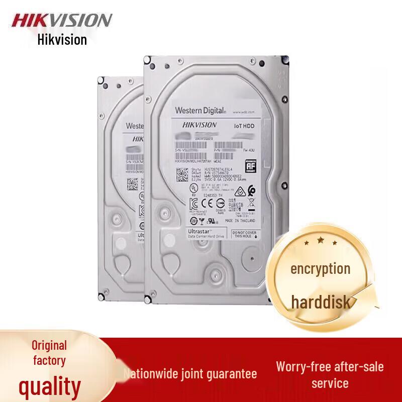 Hikvision Enterprise Grade Surveillance Hard Drive 4TB CN plug (adapter included)