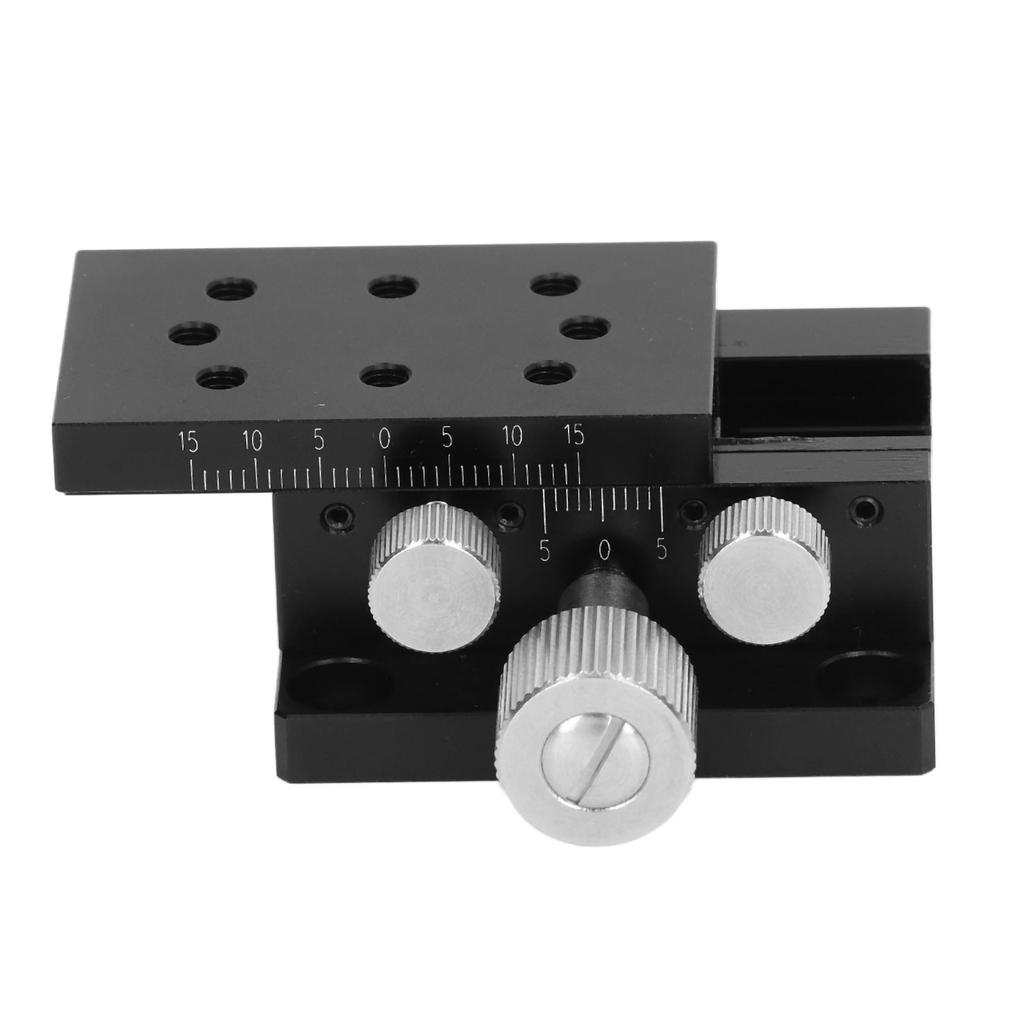 X Linear Stage Gear Rotation Manual Control High Precise Platform Sliding Table with Scale for Measuring Instrument