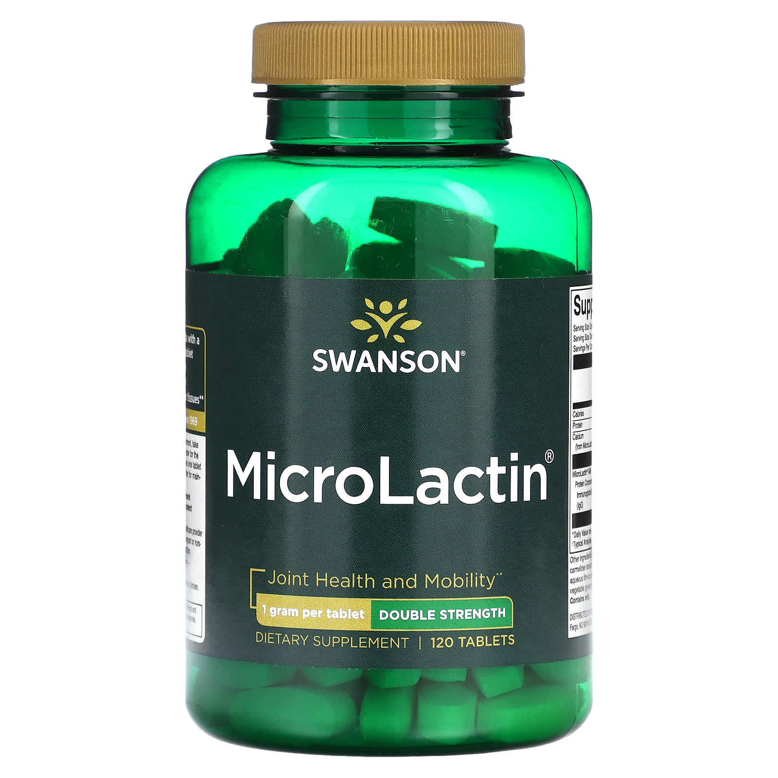 

Microlactin, Double Strength, 1,000Mg, 120 Tablets