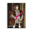 Vintage Funny Altered Art Poster Famous Portrait Prints Medieval Ltalian Oil Painting Canvas Painting Wall Art Living Room Decor