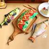 Funny Simulation Fish Pencil Case Multi-functional Stationery Storage Pouch  Gift