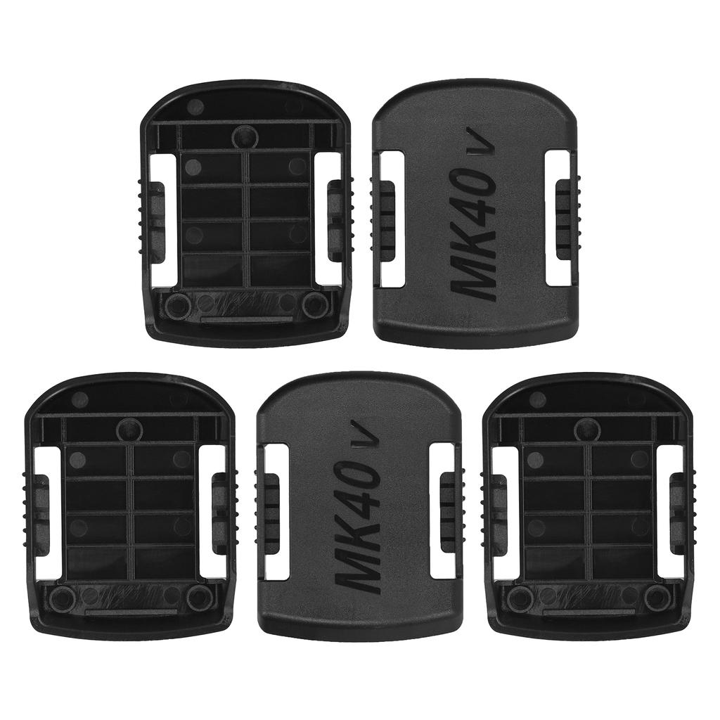 5 PCS Battery Mount Replacement for Makita 40V Lithium Battery Wall Clip Belt-Type Battery