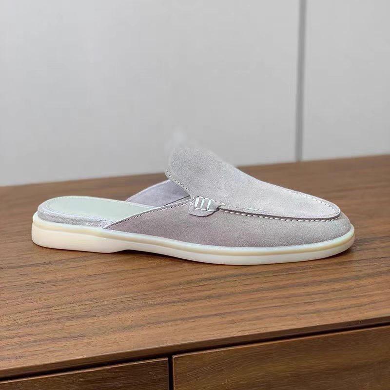 Men`s Genuine Leather Closed-Toe Casual Slip-On