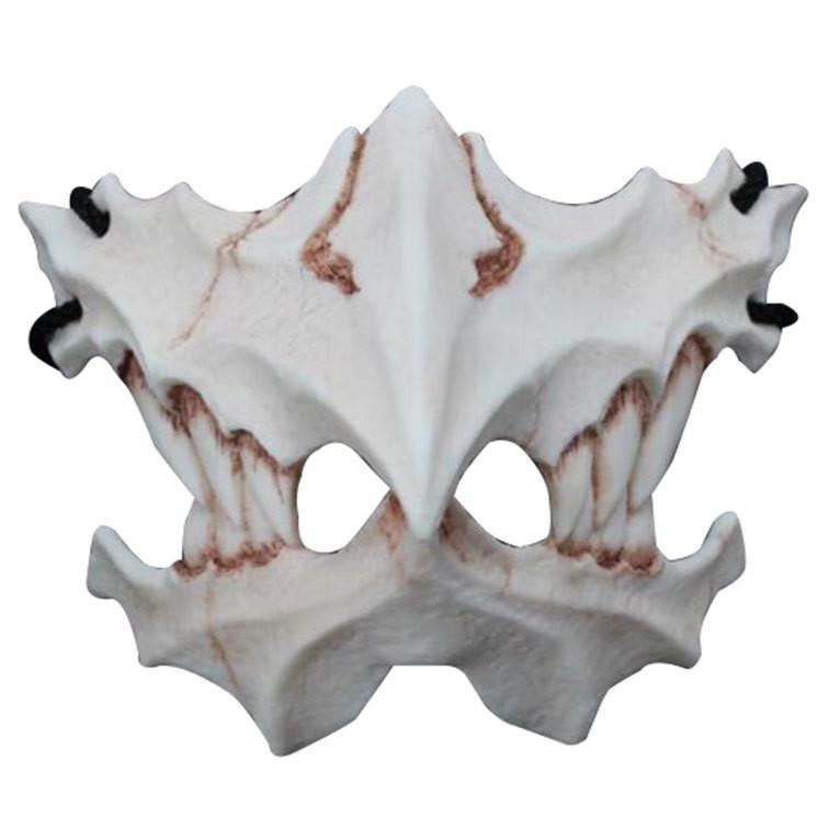 

Уникальные смоляные маски для лица с мифическими существами для костюма на Хэллоуин и веселого фестиваля White Tengu Mask