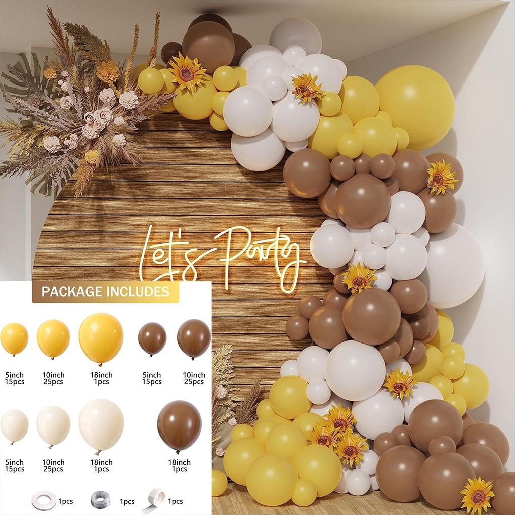 Forest Series Green Balloon Chain Set Children'S Birthday Theme Party Decoration Jungle Arrangement Balloon