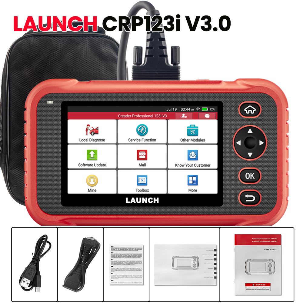 2026 New-LAUNCH X431 CRP123E V3.0 CRP123I V3.0 Free Update Auto OBD2 Scanner CANFD Doip ENG ABS SRS AT System Diagnostic Tools