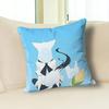 S-Shirakami Cute F-Fubuki Pillow Cases for Bedroom Living Room Sofa Home Decor Polyester Cushion Cover with Zipper