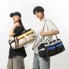 Dry and Wet Separation Outdoor Sports and Fitness Bag, Large Capacity, Stylish and Trendy Travel Bag, Nylon Casual Crossbody Carry-on Bag