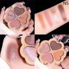 4/9 Color Eyeshadow Palette Eyeshadow Girl Beginner Makeup Tray Sculpture Highlight Cosmetic For Girls Accessories Cosmetic