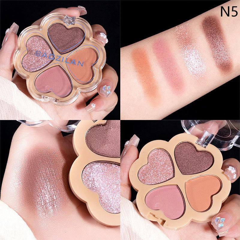 4/9 Color Eyeshadow Palette Eyeshadow Girl Beginner Makeup Tray Sculpture Highlight Cosmetic For Girls Accessories Cosmetic